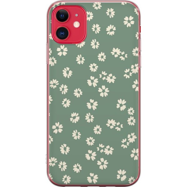 Apple iPhone 11 Genomskinligt Skal Blomsterdröm – färgglatt blommönster