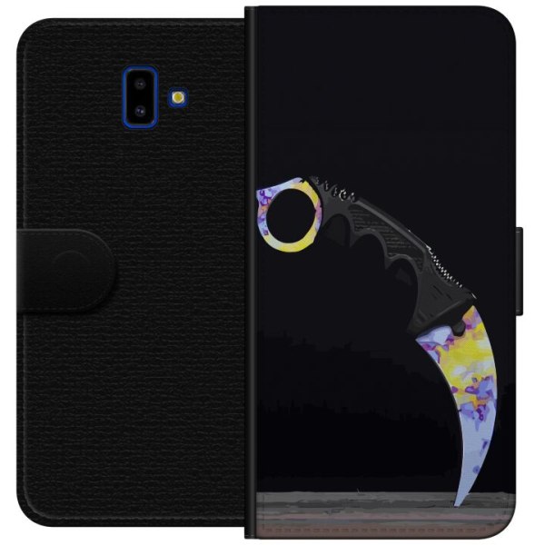 Samsung Galaxy J6+ Plånboksfodral Karambit / Butterfly / M9 B