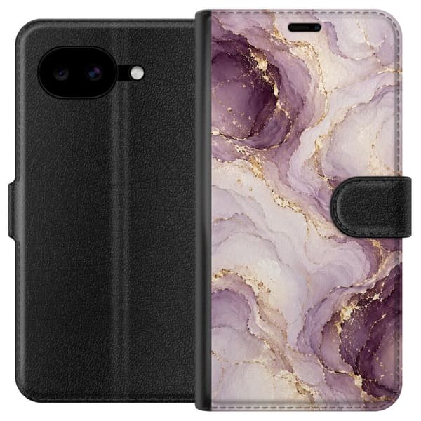 Kompatibel Tegnebogsetui til Google Pixel 10a Lavendelmarmor lilla