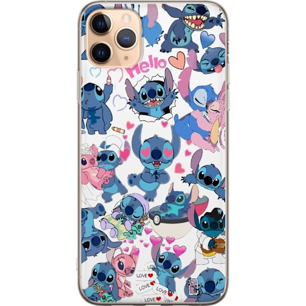 Apple iPhone 11 Pro Max Läpinäkyvä kuori Stitch