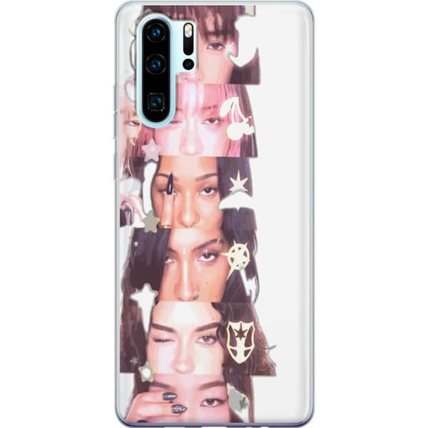 Kompatibelt Mobildeksel til Huawei P30 Pro KATTEØYE hvit