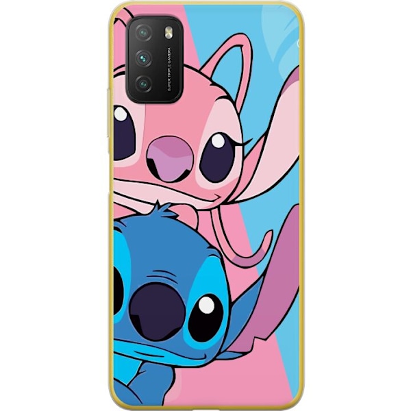 Xiaomi Poco M3  Gennemsigtig cover Stitch & Angel