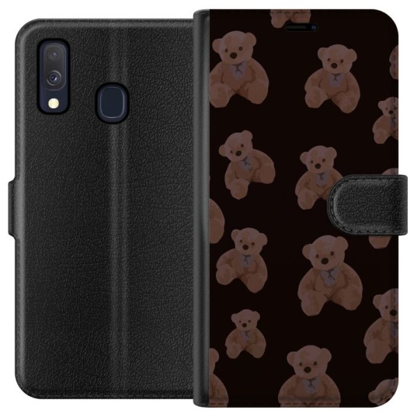 Samsung Galaxy A40 Tegnebogsetui En bjørn flere bjørne