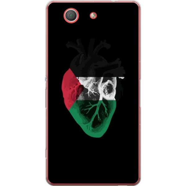 Sony Xperia Z3 Compact Gennemsigtig cover Palestina Hjerte