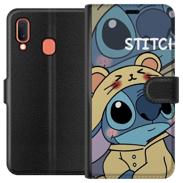 Samsung Galaxy A20e Plånboksfodral Stitch