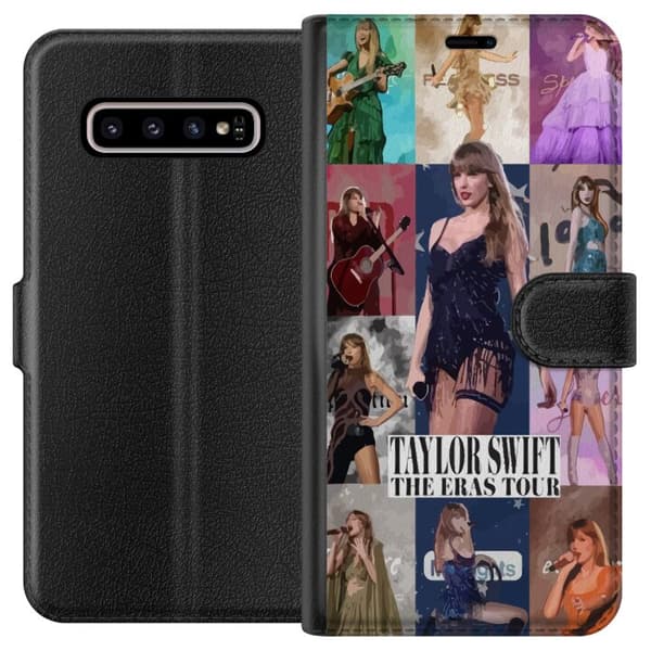 Kompatibelt Lommeboketui til Samsung Galaxy S10+ Taylor Swift
