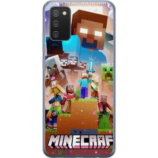 Samsung Galaxy A02s Läpinäkyvä kuori Minecraft