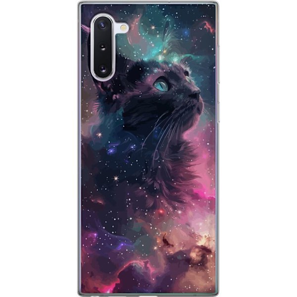 Samsung Galaxy Note10 Gennemsigtig cover Katten i Galaksen