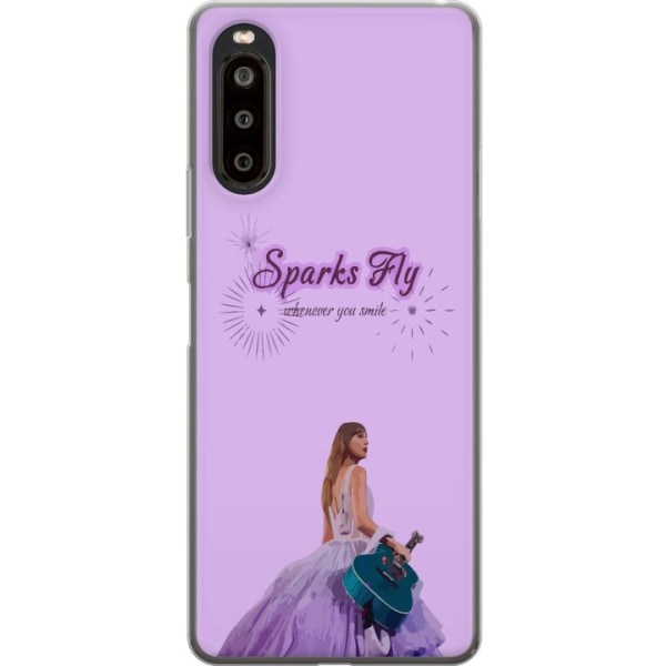 Sony Xperia 10 II Gennemsigtig cover Taylor Swift - Sparks Fly