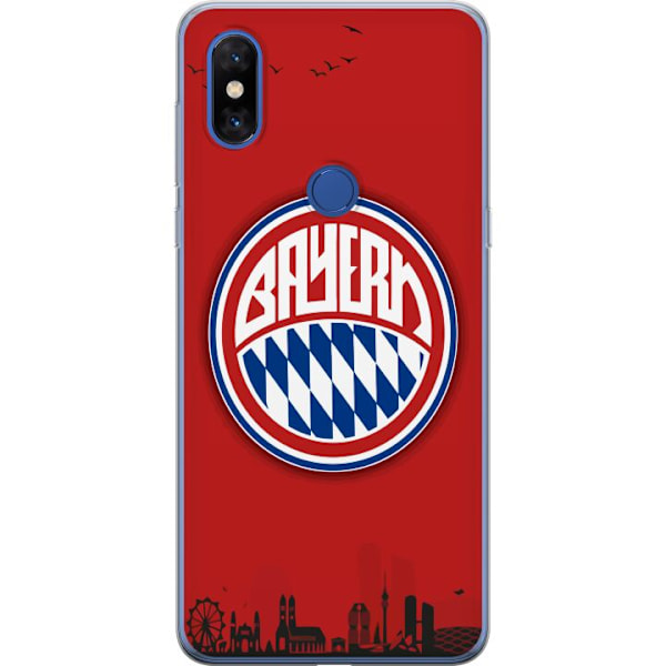 Xiaomi Mi Mix 3 Läpinäkyvä kuori FC Bayern München