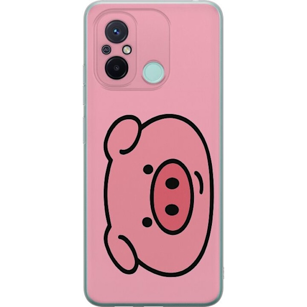Xiaomi Redmi 12C Läpinäkyvä kuori Kawaii Piggy