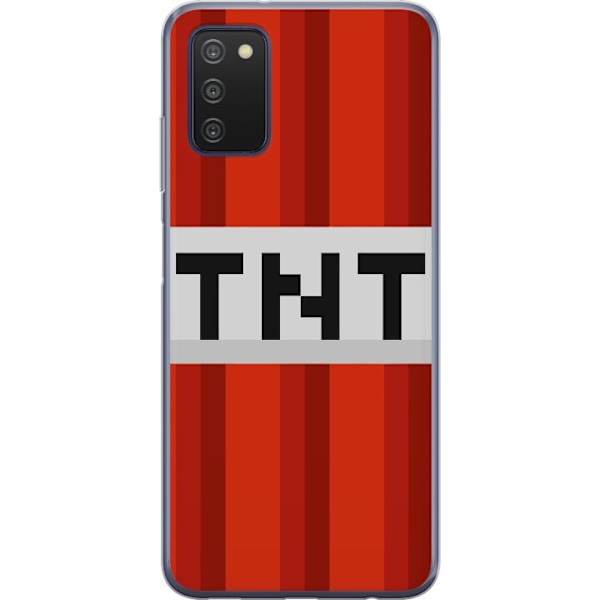 Samsung Galaxy A03s Genomskinligt Skal Minecraft TNT