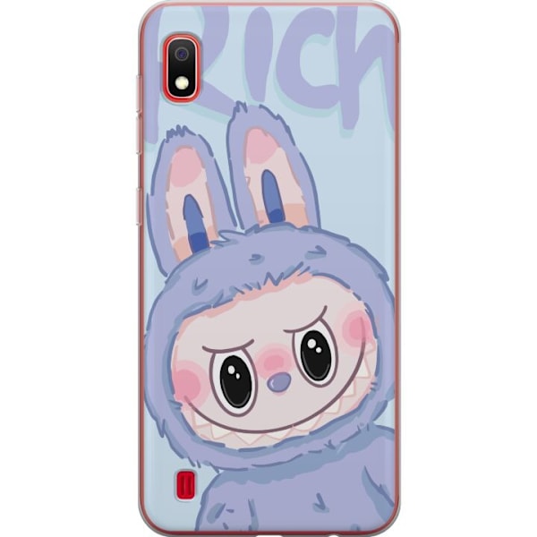 Samsung Galaxy A10 Genomskinligt Skal Blue Bunny Labubu