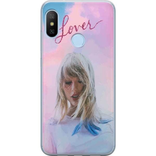 Xiaomi Mi A2 Lite Läpinäkyvä kuori Taylor Swift - Lover