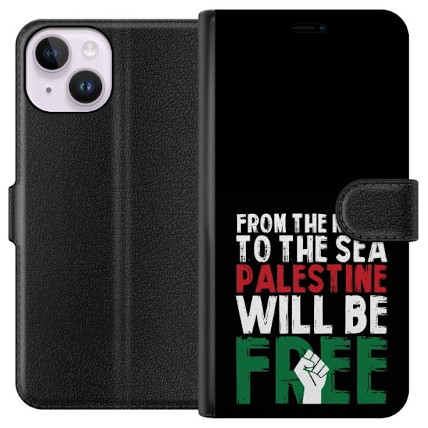 Apple iPhone 15 Lompakkokotelo Vapauta Palestiina