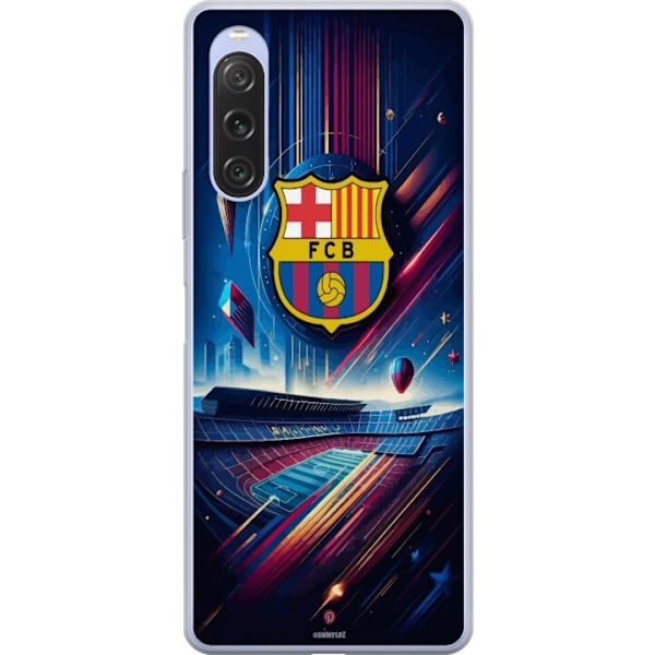 Sony Xperia 10 V Gennemsigtig cover FC Barcelona