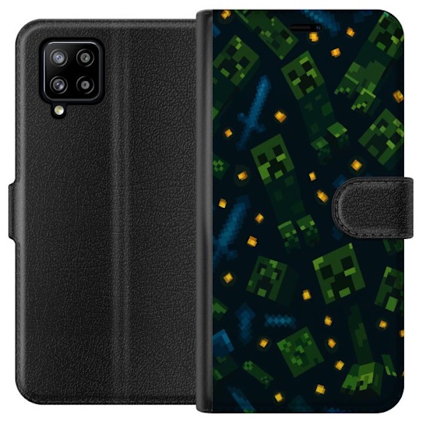 Samsung Galaxy A42 5G Plånboksfodral Minecraft Dungeons Mob