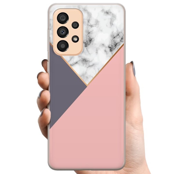 Samsung Galaxy A33 5G TPU Mobildeksel Marmor Kutt
