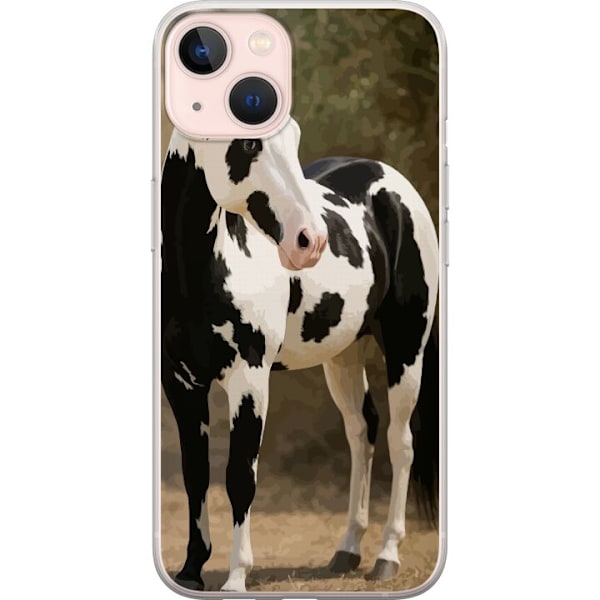 Apple iPhone 13 mini Läpinäkyvä kuori Kaunis Hevonen - elegantti hevonen kuva-aihe