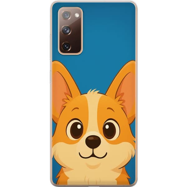 Kompatibelt Mobilskal till Samsung Galaxy S20 FE Hello Corgi