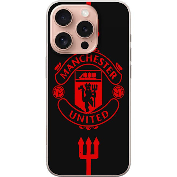 Apple iPhone 16 Pro Läpinäkyvä kuori ManchesterUnited