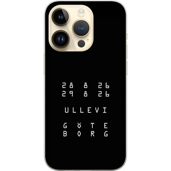 Kompatibelt Mobildeksel til Apple iPhone 15 Pro Ullevi Göteborg 2026 hvit