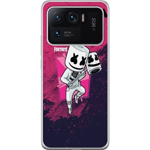 Xiaomi Mi 11 Ultra Gennemsigtig cover Marshmello Fortnite Skin