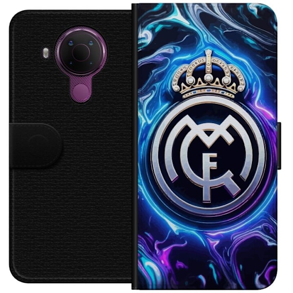 Nokia 5.4 Lompakkokotelo Real Madrid