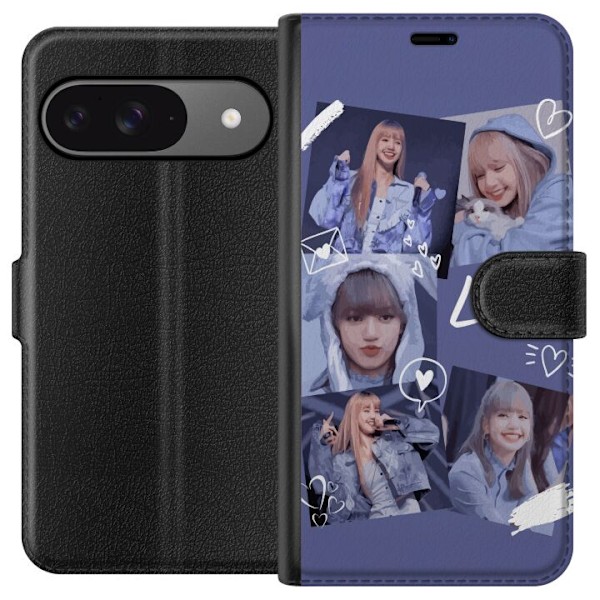 Google Pixel 9 Lompakkokotelo Lisa Blackpink – Aesthetic K-pop Queen