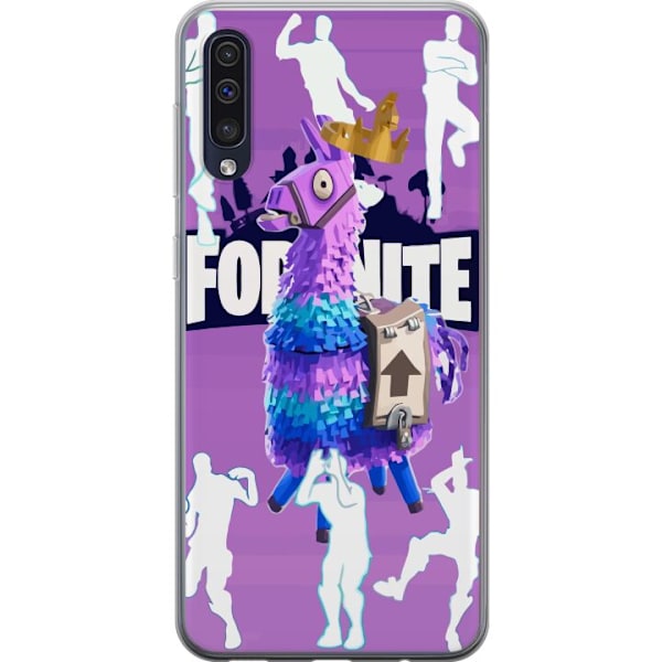 Samsung Galaxy A50 Gennemsigtig cover Fortnite