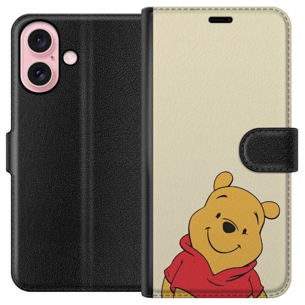 Apple iPhone 16 Lommeboketui Winnie-the-Pooh