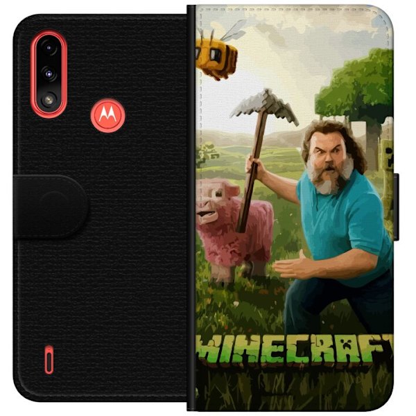 Motorola Moto E7 Power Tegnebogsetui A Minecraft Movie