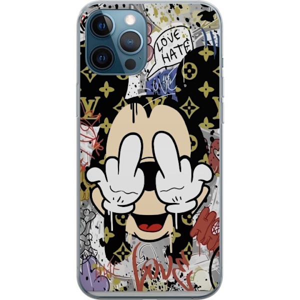 Apple iPhone 12 Pro Genomskinligt Skal Mickey Mouse