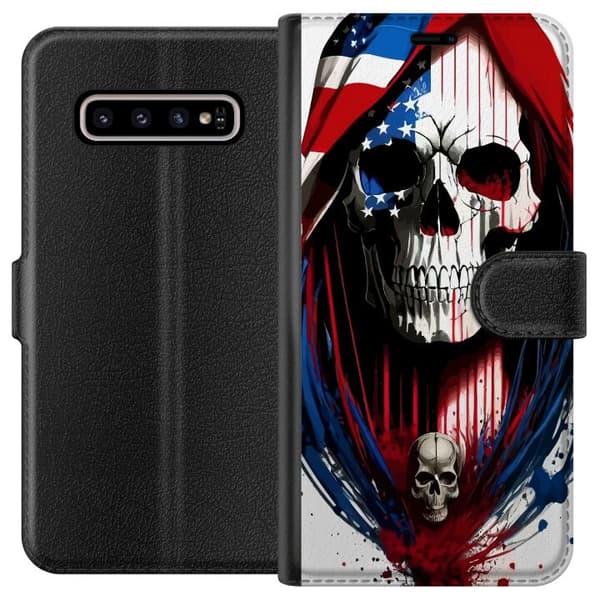 Kompatibelt Lommeboketui til Samsung Galaxy S10+ Skall