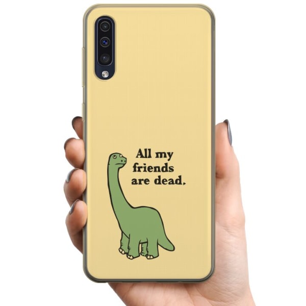 Samsung Galaxy A50 TPU Mobilskal Dinosaurier