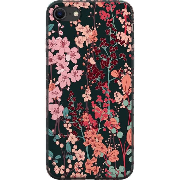 Kompatibelt Mobildeksel til Apple iPhone SE (2022) Blomster