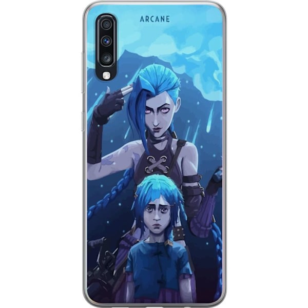 Samsung Galaxy A70 Genomskinligt Skal Arcane, League of Legend