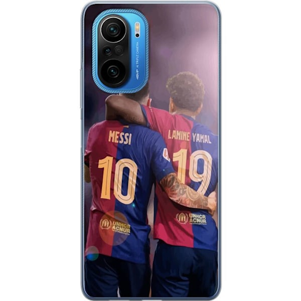 Xiaomi Poco F3 Gennemsigtig cover Lamine Yamal Messi