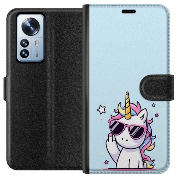 Xiaomi 12 Pro Lommeboketui Einhorn