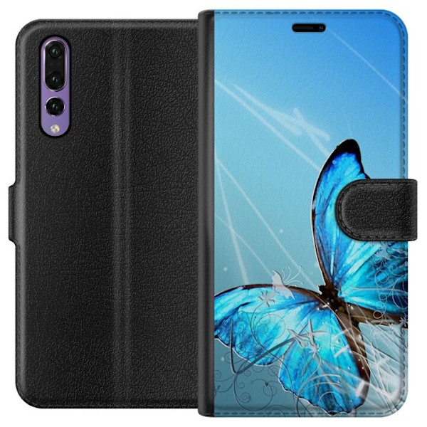 Huawei P20 Pro Lompakkokotelo Perhonen