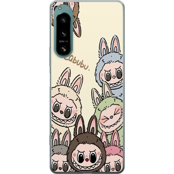 Sony Xperia 5 IV Läpinäkyvä kuori Labubu Pastel Collection