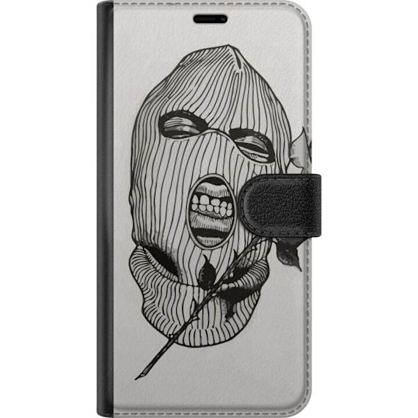 Apple iPhone XR Lompakkokotelo Hiihtomaski Ros Katutyö Muotoilu Graafinen Kuvio Jännitys Kaupunkityyli Katutaidetta Naamiaiset Symboli