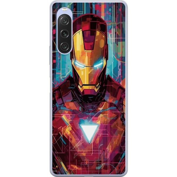 Sony Xperia 10 V Genomskinligt Skal Iron Man