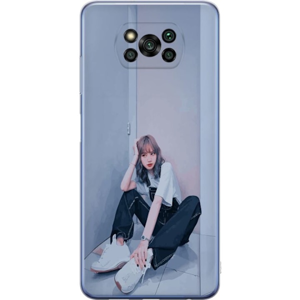Xiaomi Poco X3 Pro Gennemsigtig cover Lisa from Blackpink –