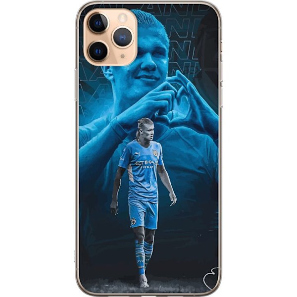 Apple iPhone 11 Pro Max Läpinäkyvä kuori Erling Haaland