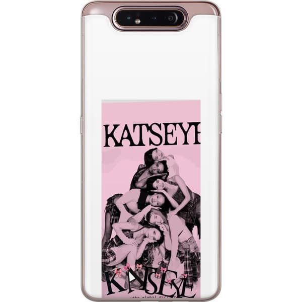 Kompatibelt Mobildeksel til Samsung Galaxy A80 KATSEYE i rosa rosa