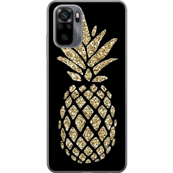 Xiaomi Redmi Note 10 Läpinäkyvä kuori Ananas