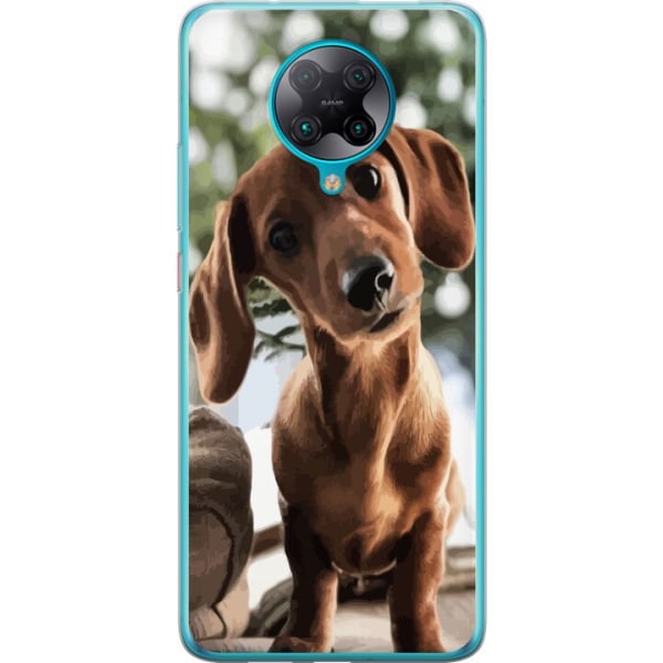 Xiaomi Poco F2 Pro Genomskinligt Skal Yngre Hund