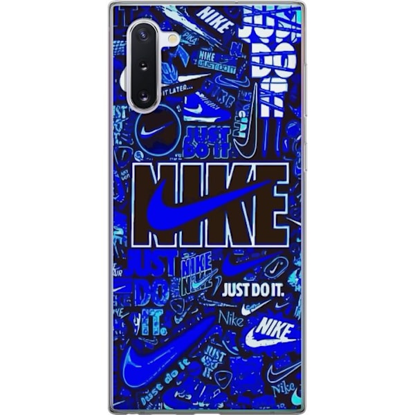 Samsung Galaxy Note10 Läpinäkyvä kuori Nike