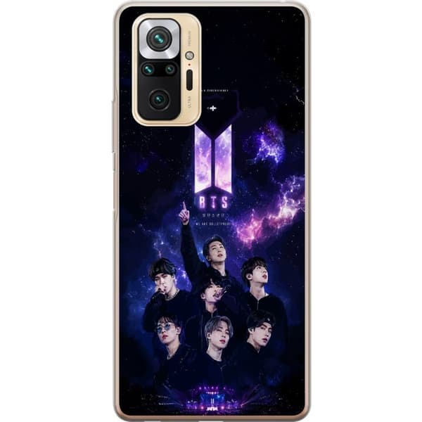 Kompatibelt Mobildeksel til Xiaomi Redmi Note 10 Pro BTS lila